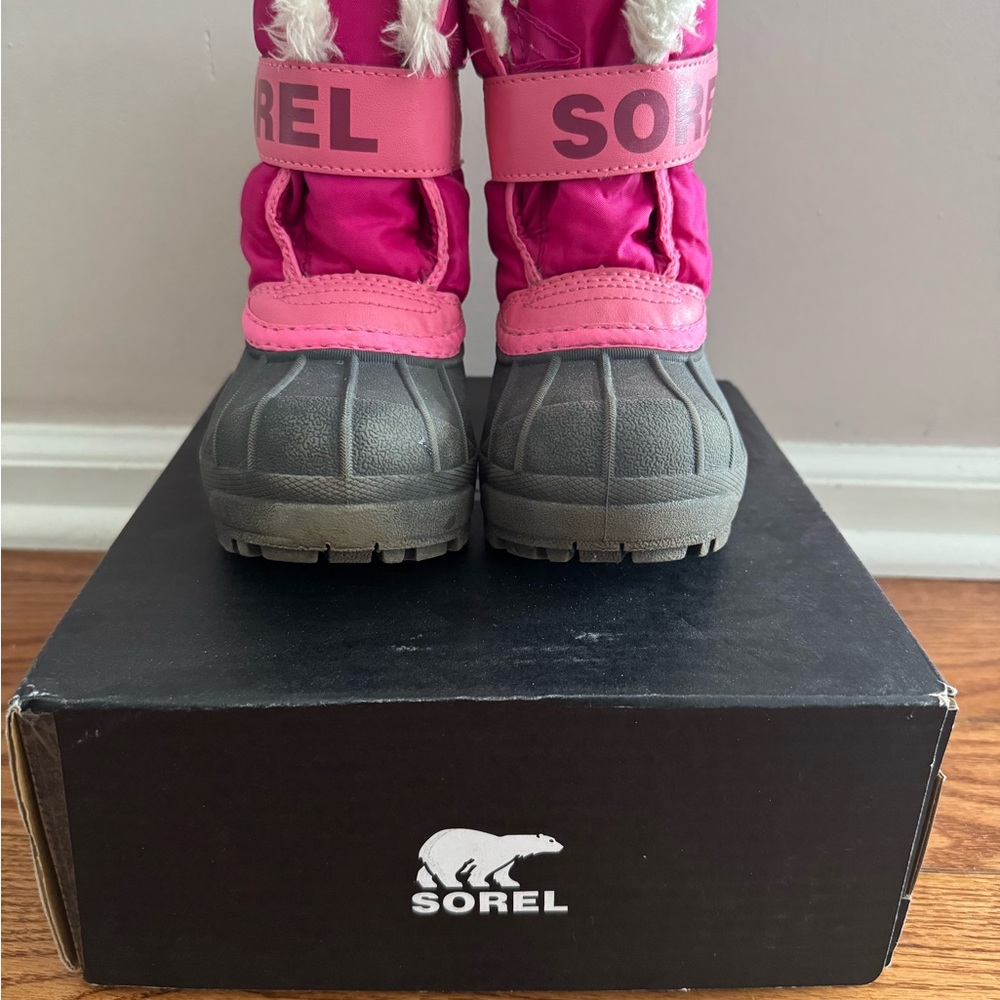 Sorel Children’s Snow Commander boots in rose